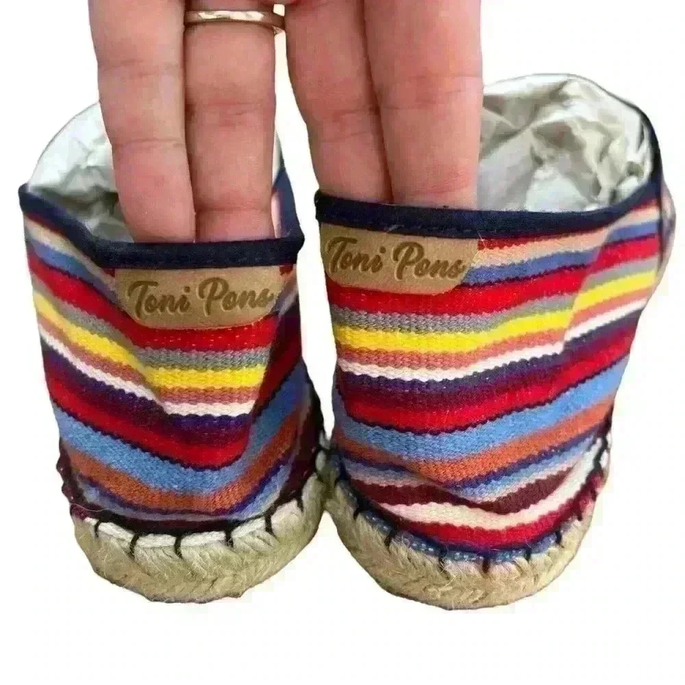 Toni Pons striped espadrilles EUR size 41 US 9.5